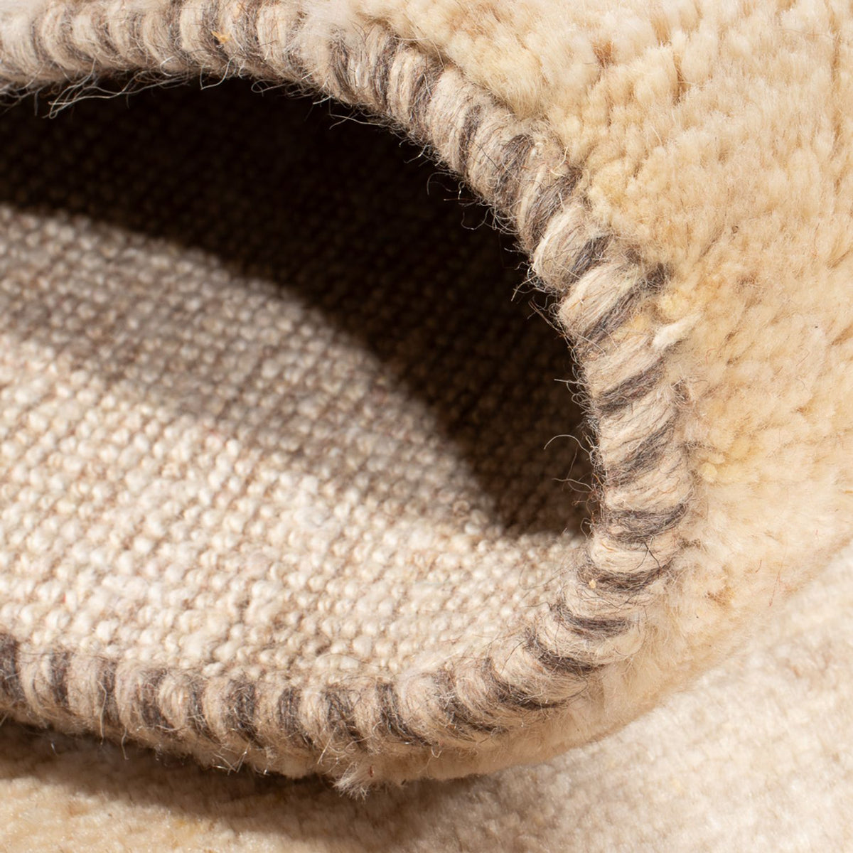 Runner Gabbeh Rug - Perser - 160 x 74 cm - cream