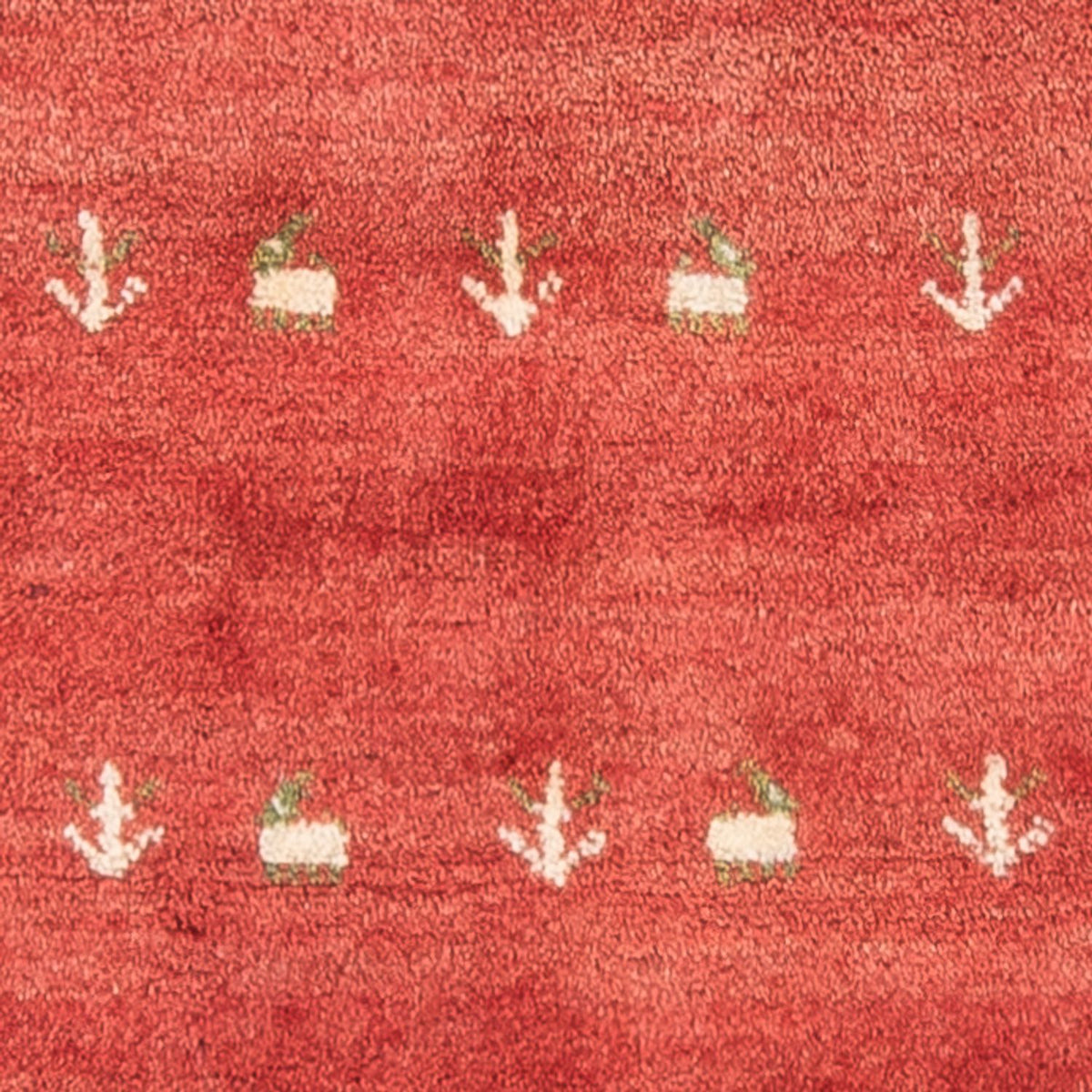 Gabbeh Rug - Perser - 123 x 79 cm - red