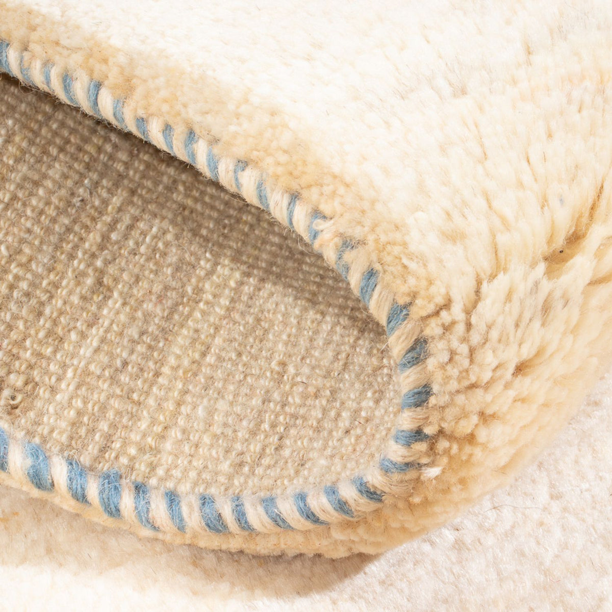 Runner Gabbeh Rug - Perser - 247 x 82 cm - natural white