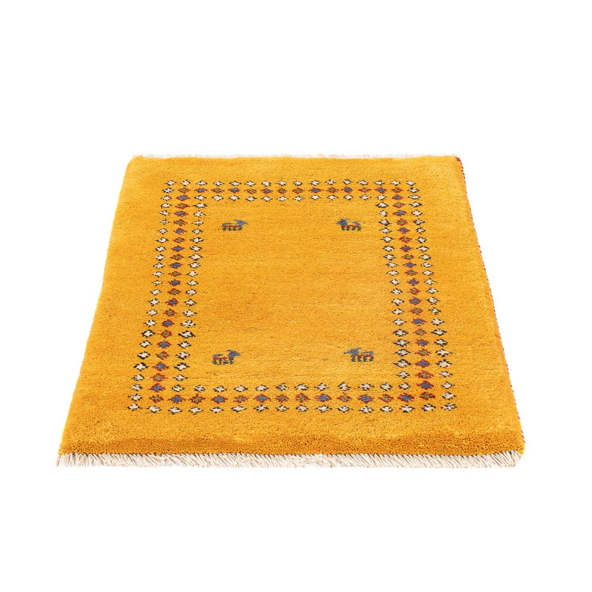 Gabbeh Rug - Perser - 84 x 62 cm - gold