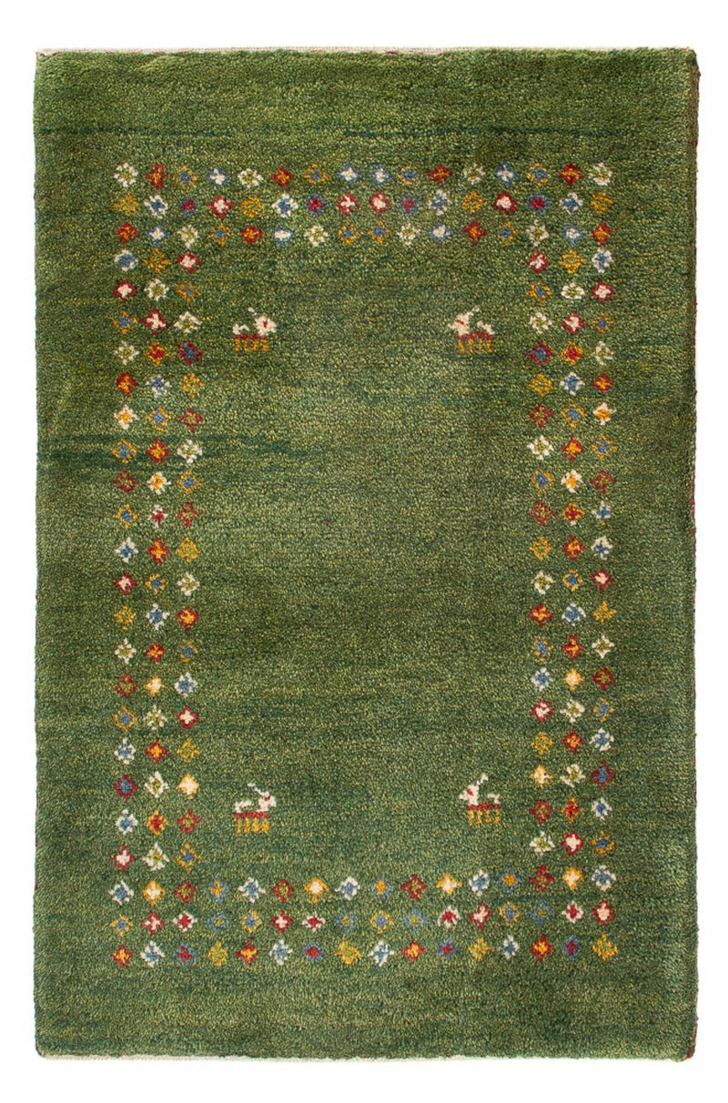 Gabbeh Rug - Perser - 89 x 62 cm - sea green