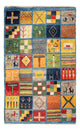 Gabbeh Persian Rug 98x61cm - Perserteppich Wollteppich