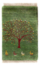 Persian Gabbeh Rug 60x40cm - Perserteppich Wollteppich