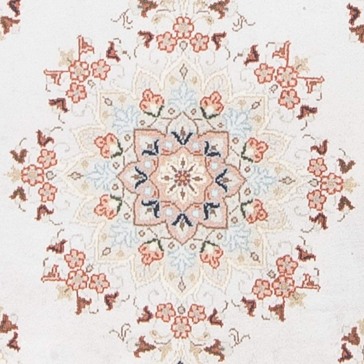 Runner Perser Rug - Keshan - 360 x 78 cm - cream