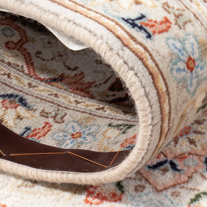 Runner Perser Rug - Keshan - 360 x 78 cm - cream