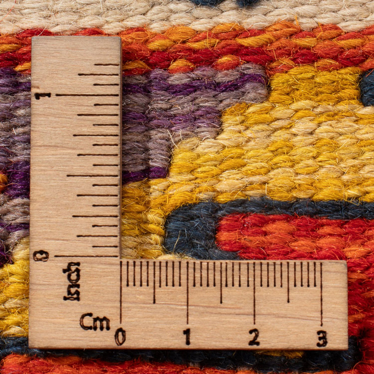 Kelim Rug - Splash - 60 x 40 cm - multicolored