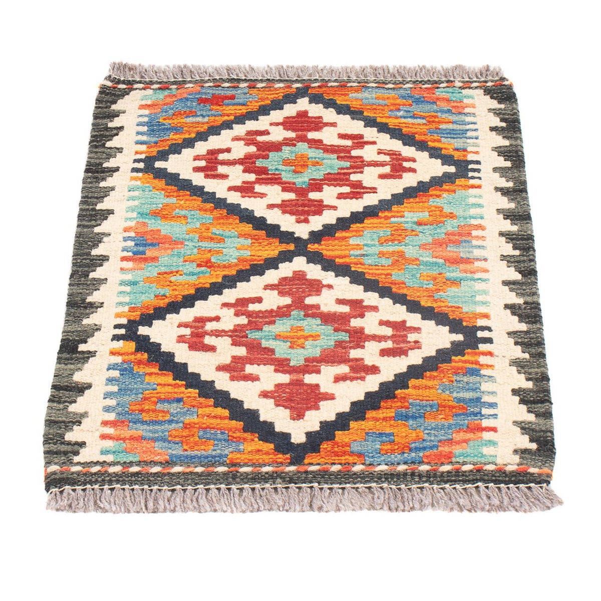 Kelim Rug - Splash - 60 x 40 cm - multicolored