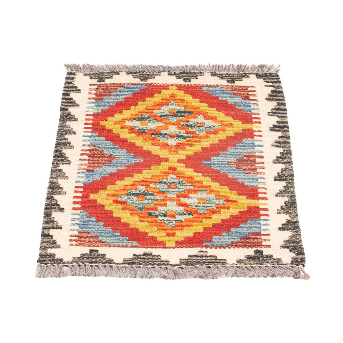 Kelim Rug - Splash - 60 x 40 cm - multicolored