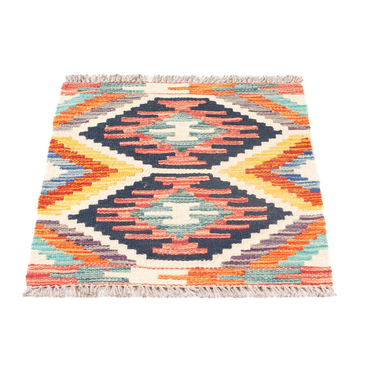 Kelim Rug - Splash - 60 x 40 cm - multicolored