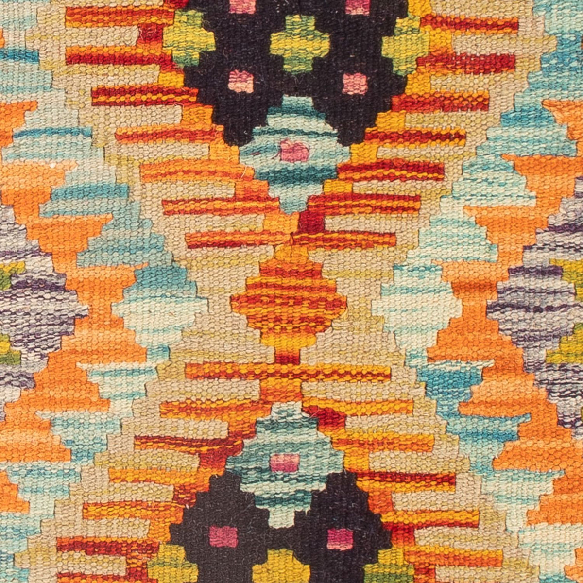 Kelim Rug - Splash - 60 x 40 cm - multicolored