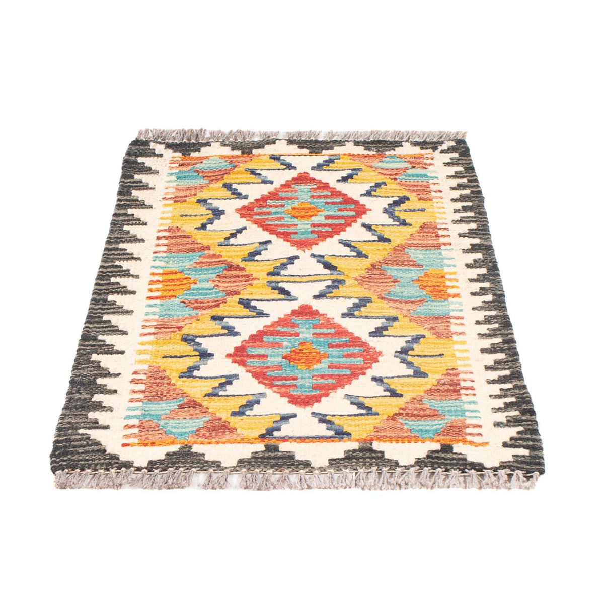 Kelim Rug - Splash - 60 x 40 cm - multicolored
