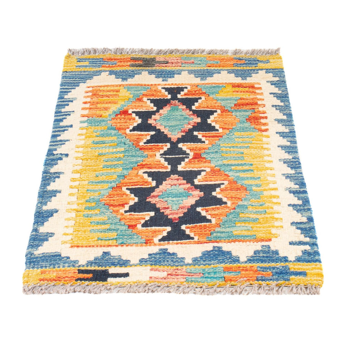Kelim Rug - Splash - 60 x 40 cm - multicolored