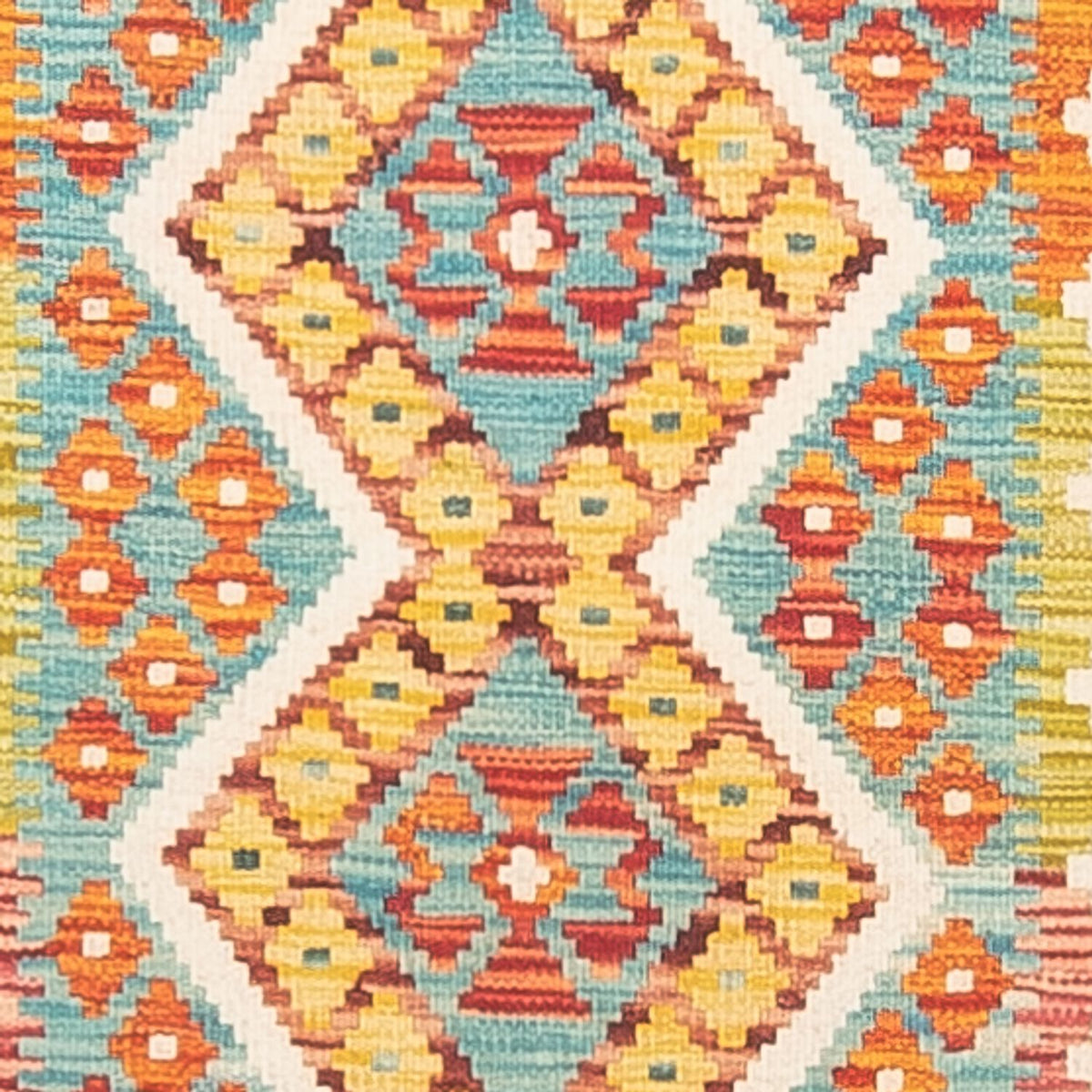 Runner Kelim Rug - Splash - 280 x 85 cm - multicolored