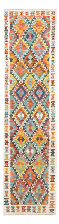 Runner Kelim Rug - Splash - 281 x 80 cm - multicolored