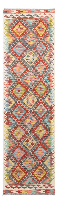 Runner Kelim Rug - Splash - 286 x 78 cm - multicolored