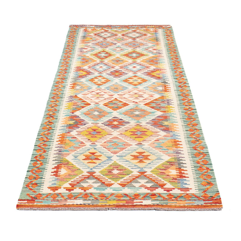 Runner Kelim Rug - Splash - 297 x 80 cm - multicolored