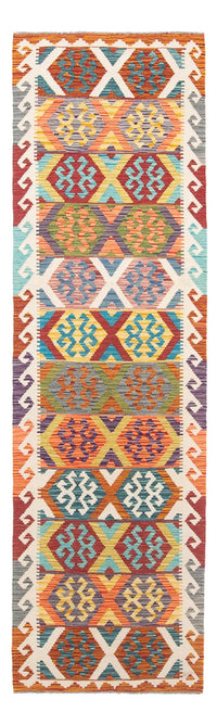 Runner Kelim Rug - Splash - 294 x 82 cm - multicolored