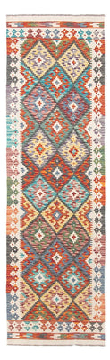 Runner Kelim Rug - Splash - 255 x 74 cm - multicolored