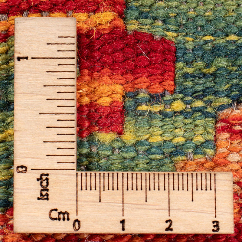 Runner Kelim Rug - Splash - 255 x 74 cm - multicolored