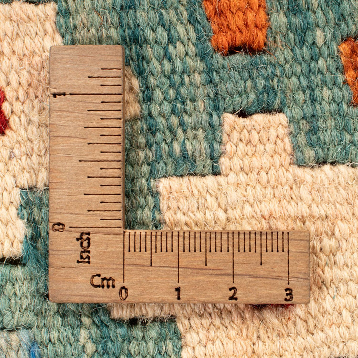 Kelim Rug - Splash - 90 x 88 cm - multicolored