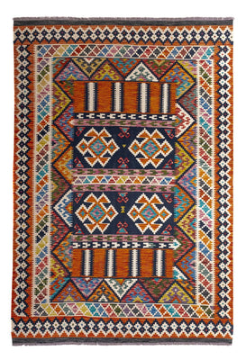 Kelim Rug - Splash - 247 x 176 cm - multicolored