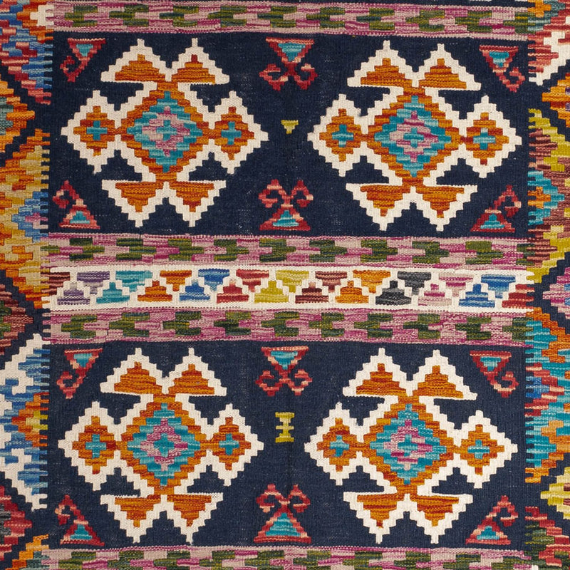 Kelim Rug - Splash - 247 x 176 cm - multicolored