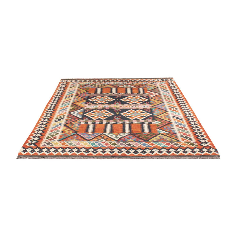 Kelim Rug - Splash - 247 x 176 cm - multicolored