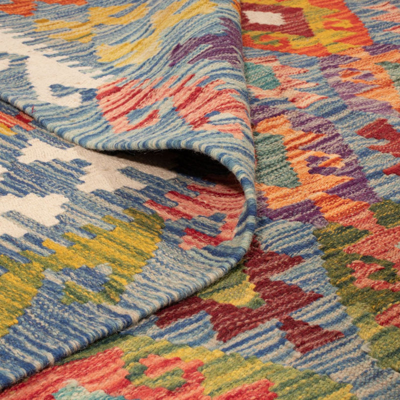 Kelim Rug - Splash - 241 x 175 cm - multicolored