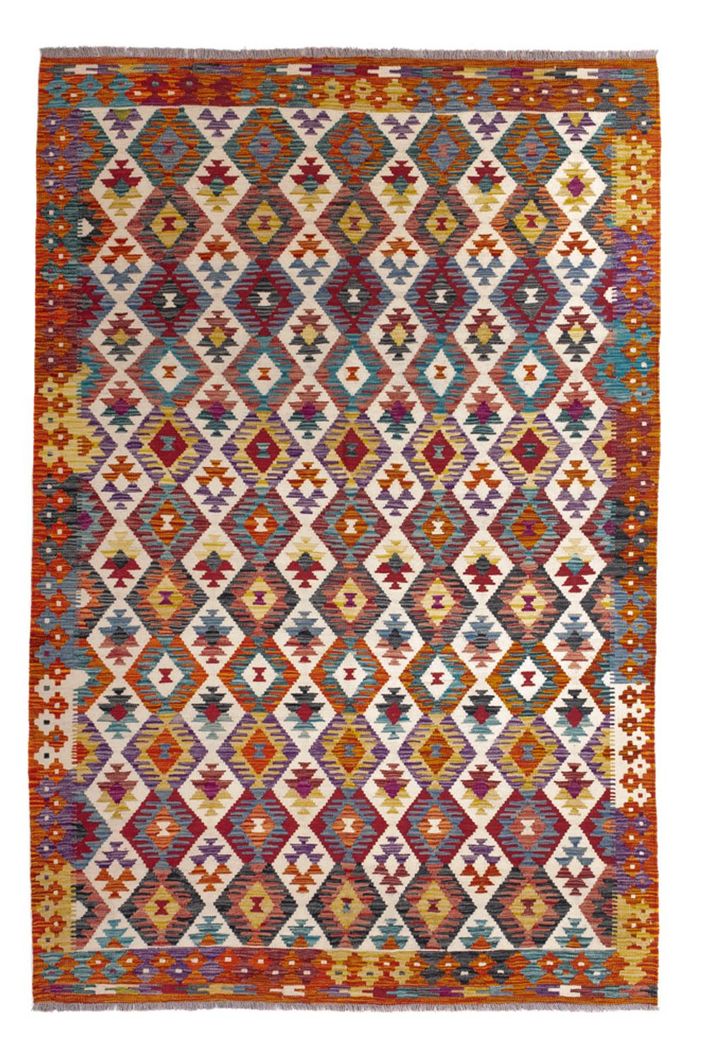 Kelim Rug - Splash - 245 x 165 cm - multicolored
