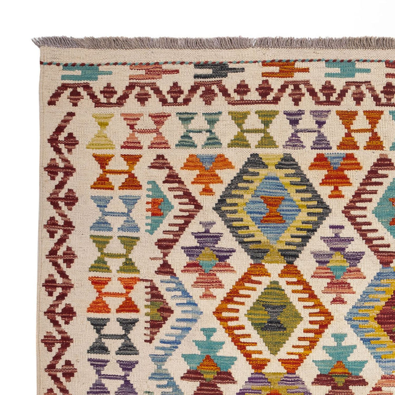 Kelim Rug - Splash square  - 154 x 143 cm - multicolored