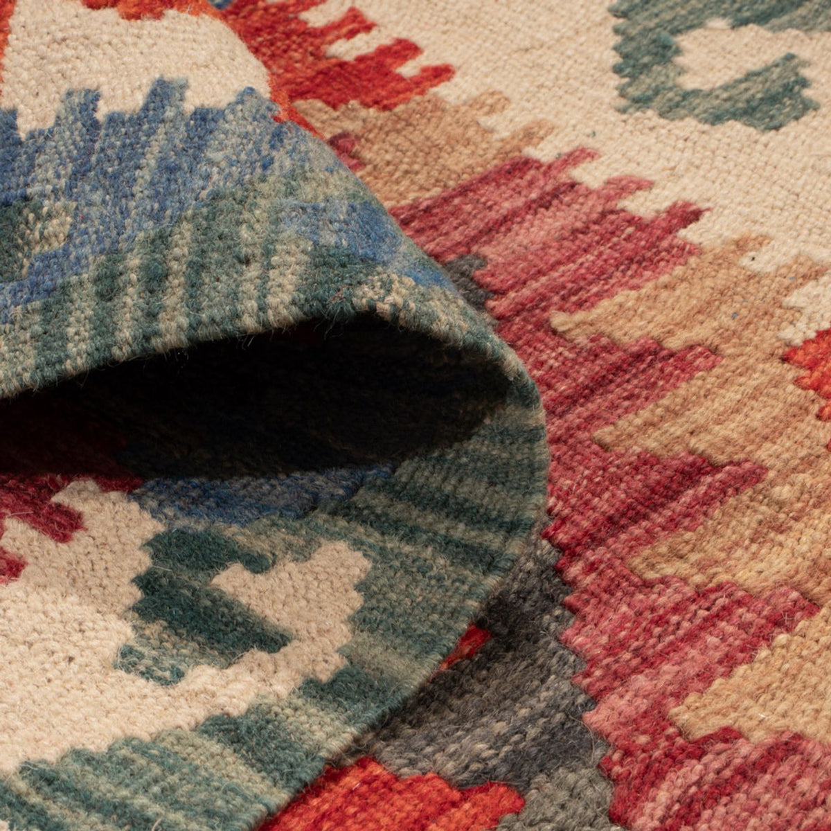 Runner Kelim Rug - Splash - 244 x 79 cm - multicolored