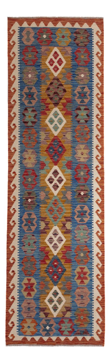 Runner Kelim Rug - Splash - 255 x 82 cm - multicolored