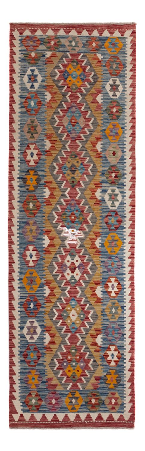 Runner Kelim Rug - Splash - 243 x 79 cm - multicolored
