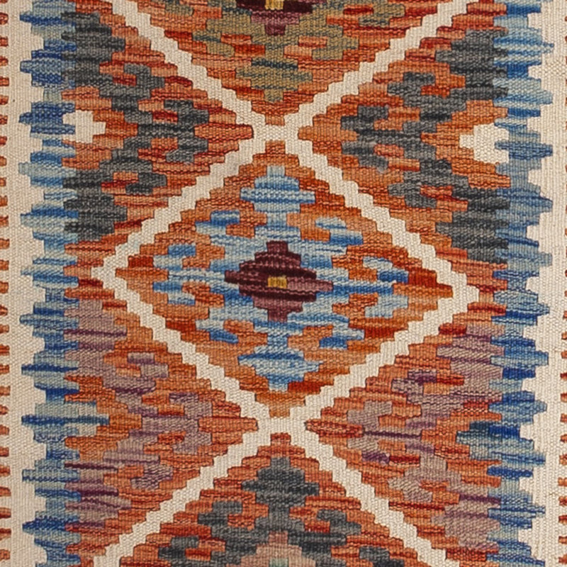 Runner Kelim Rug - Splash - 246 x 76 cm - multicolored