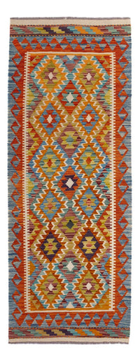 Runner Kelim Rug - Splash - 201 x 84 cm - multicolored