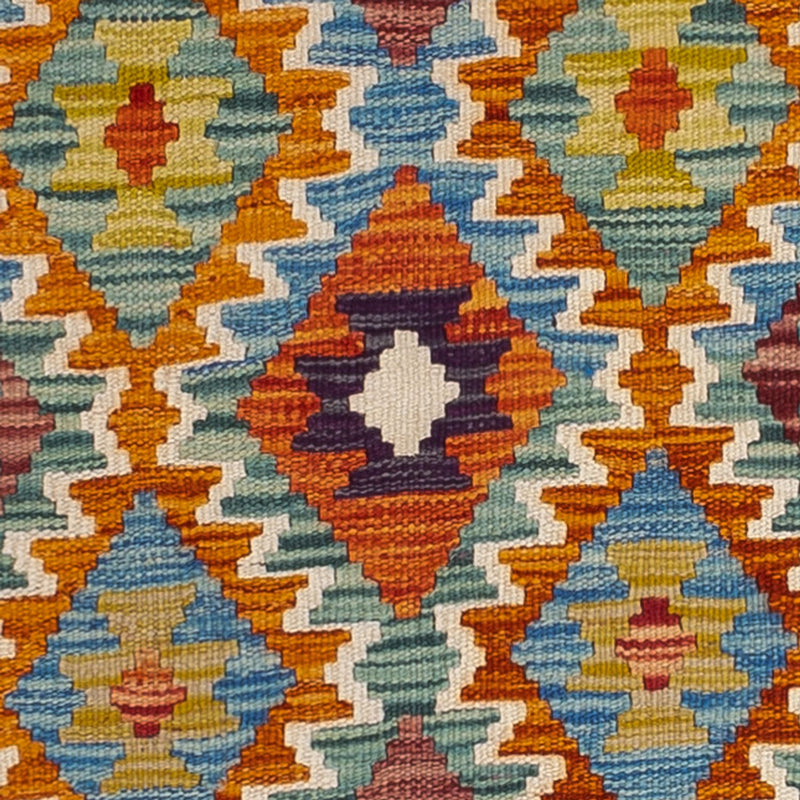 Runner Kelim Rug - Splash - 201 x 84 cm - multicolored