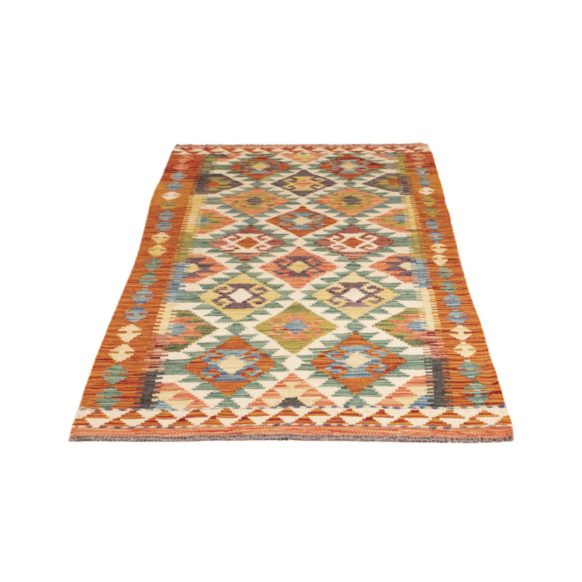 Runner Kelim Rug - Splash - 202 x 86 cm - multicolored
