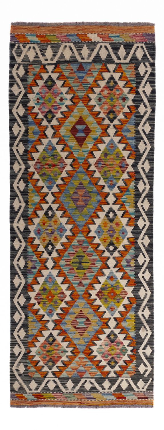 Runner Kelim Rug - Splash - 193 x 80 cm - multicolored