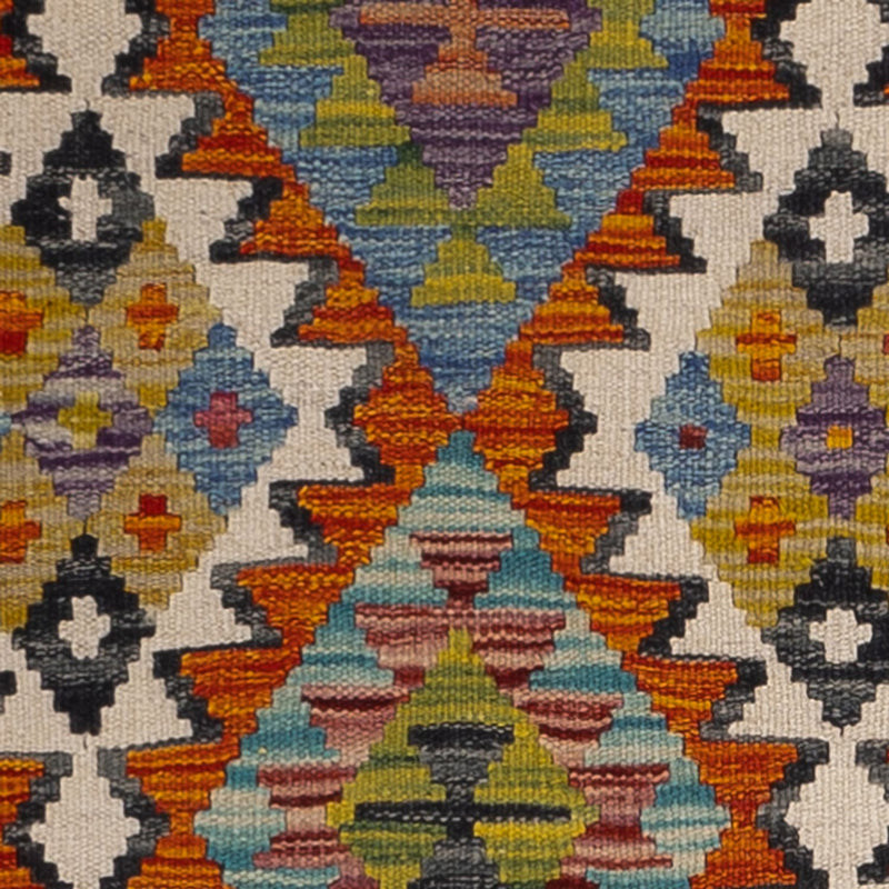 Runner Kelim Rug - Splash - 193 x 80 cm - multicolored