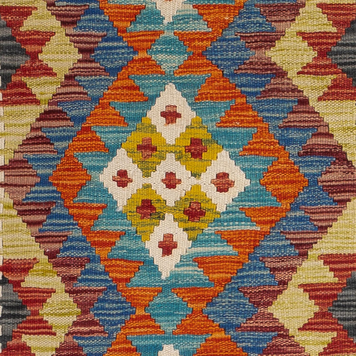 Kelim Rug - Splash - 123 x 79 cm - multicolored