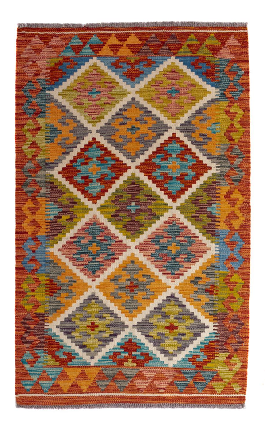 Kelim Rug - Splash - 127 x 82 cm - multicolored