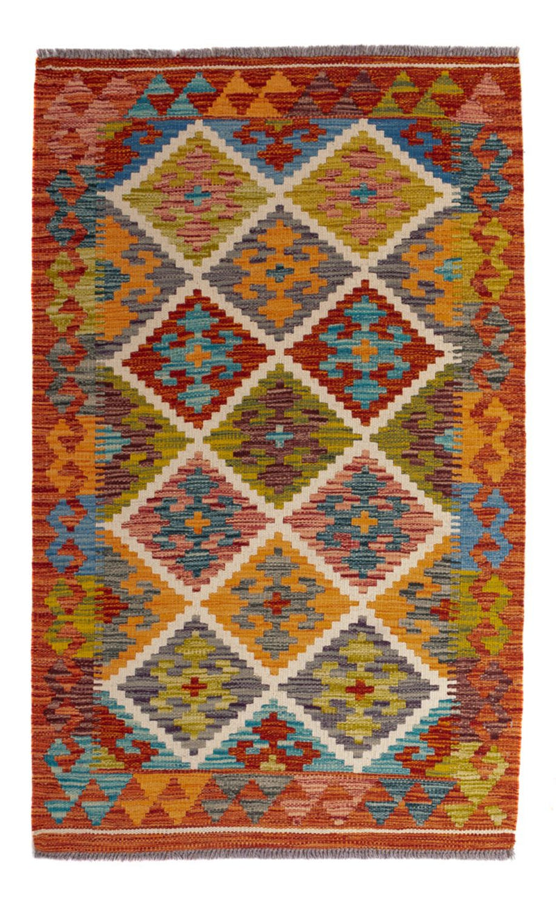 Kelim Rug - Splash - 127 x 82 cm - multicolored