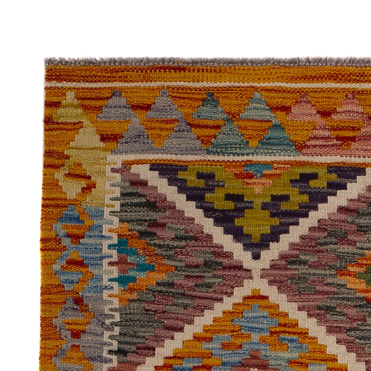 Kelim Rug - Splash - 125 x 86 cm - multicolored