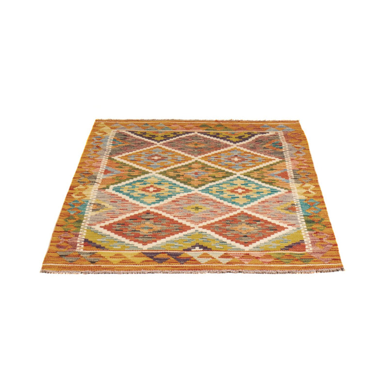 Kelim Rug - Splash - 125 x 86 cm - multicolored