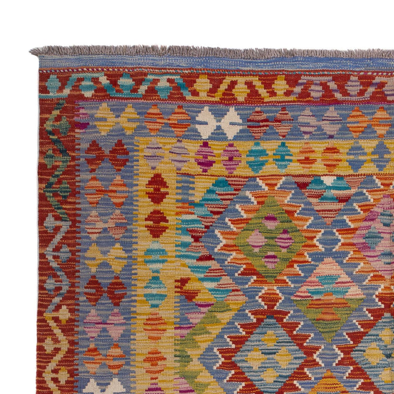 Kelim Rug - Splash - 204 x 148 cm - multicolored