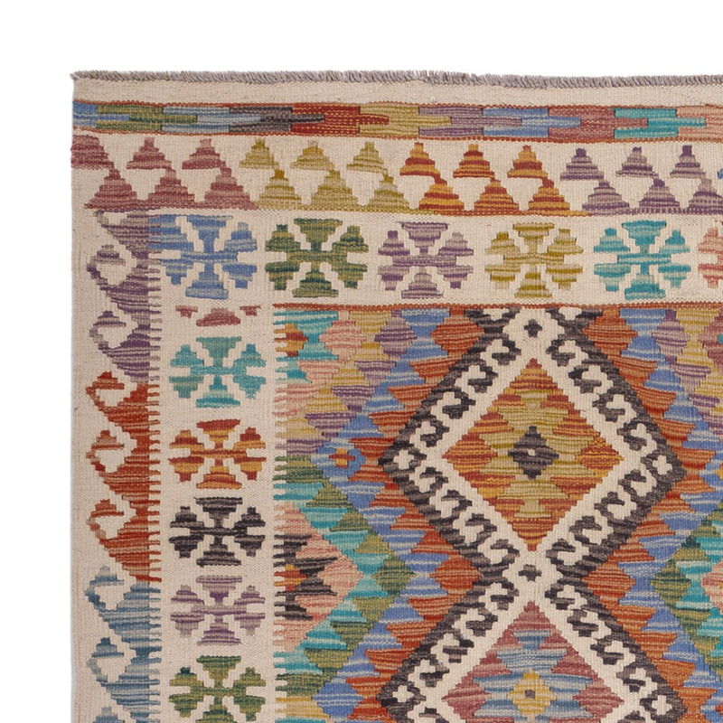 Kelim Rug - Splash - 197 x 156 cm - multicolored