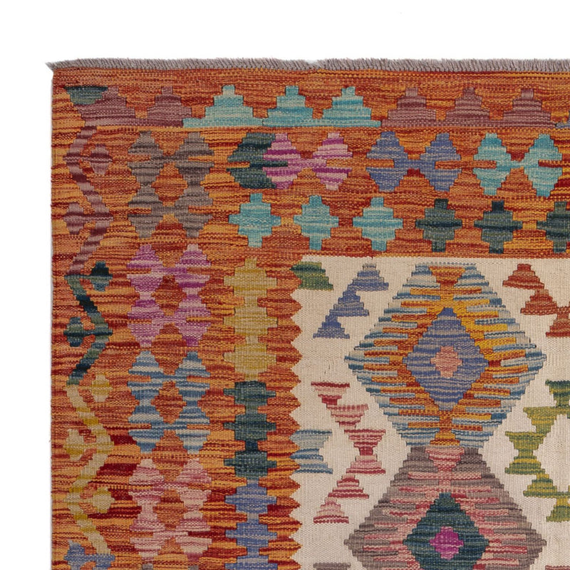 Kelim Rug - Splash - 198 x 149 cm - multicolored