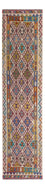 Runner Kelim Rug - Splash - 301 x 79 cm - multicolored