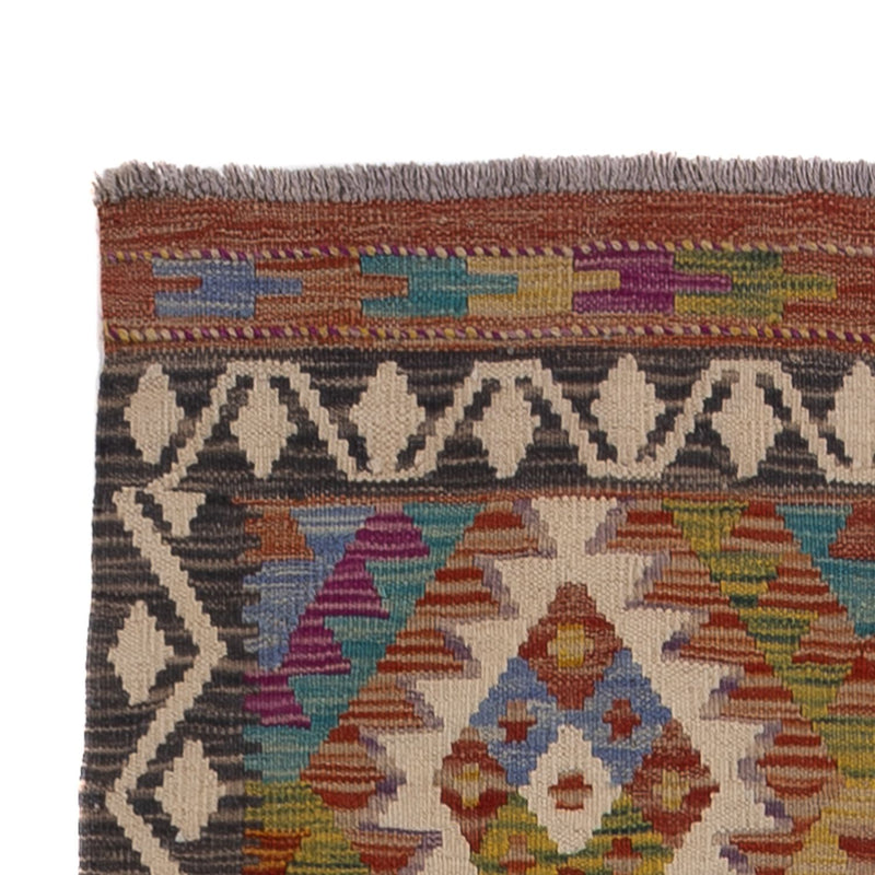 Runner Kelim Rug - Splash - 295 x 85 cm - multicolored