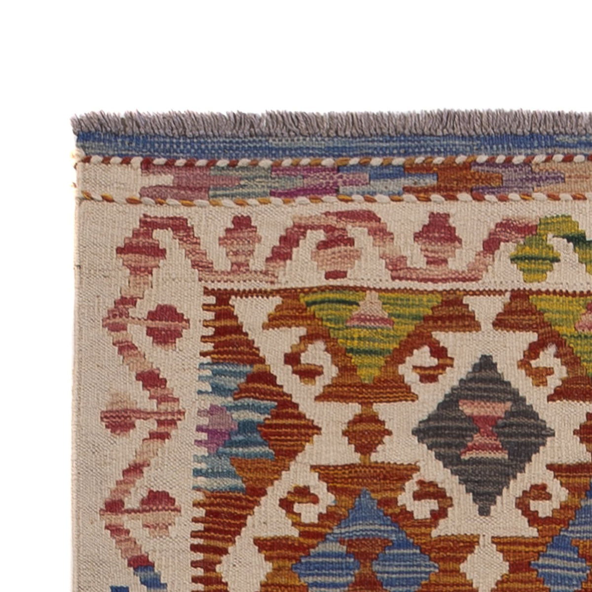 Runner Kelim Rug - Splash - 269 x 84 cm - multicolored